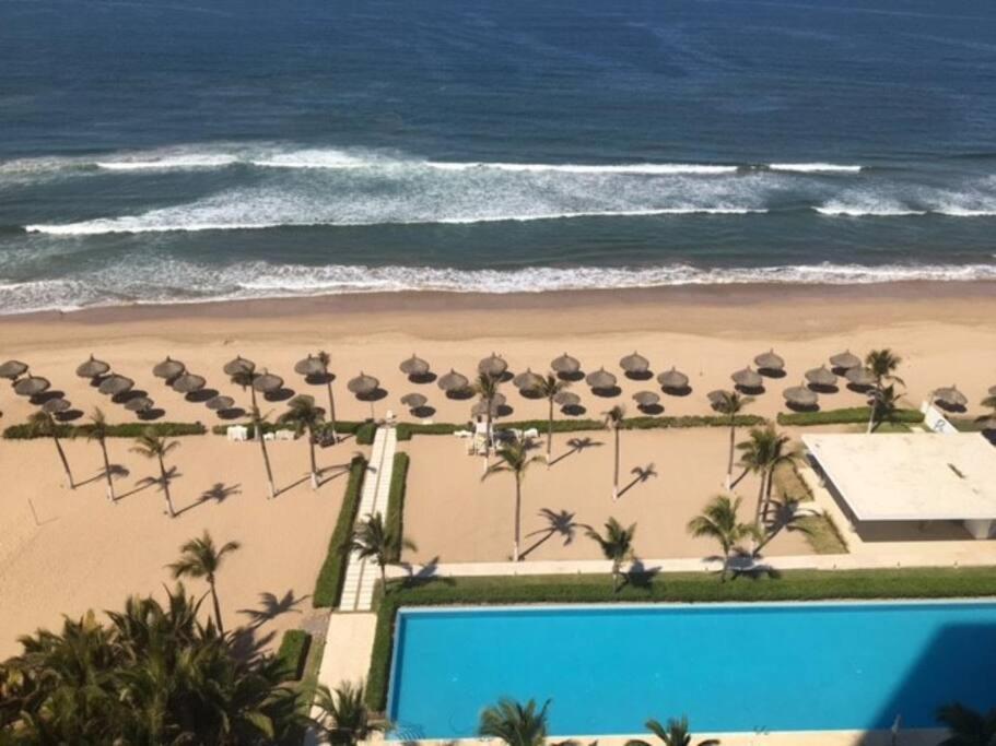 Beautiful 3 Bedroom, Fully Furnished, On The Beach Mazatlán Exteriör bild